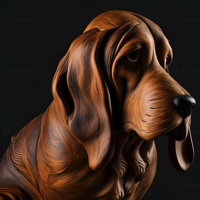 3D model The Hound of Artoise dog (STL)